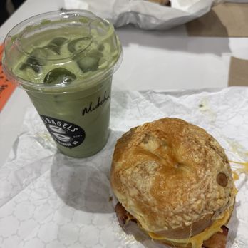 B's Bagels & Butters - Breakfast sandwich and matcha latte - Bagels Near Me - Gig Harbor, Washington B's Bagels & Butters - Breakfast sandwich and matcha latte - Bagels Near Me - Gig Harbor, Washington