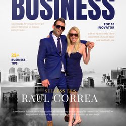 US Mortgage Wholesale - Business Magazine Cover - US Mortgage Wholesale President and  his other half