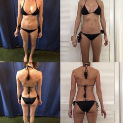 Bee's Wax Beauty Bar - Before(left) and 3 Days After(right) 
Medium Regular eco certified custom airbrush tan