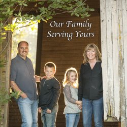North Santiam Funeral Service - Glenn, Andrea, Adam & Ella Hilton