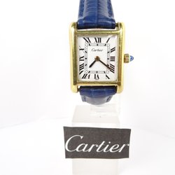 H Horwitz Jewelers - Carter tank, ladies, manual, choose blue or black strap. See hhorwitz.com