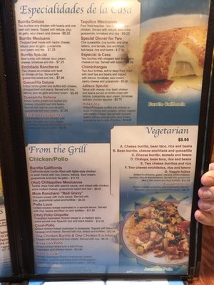 Menu photo 3 Rancho Nuevo Front Royal, VA