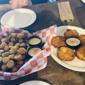 Huckleberry's - Fried Green Tomatoes and Fried Okra - Breakfast & Brunch Near Me - Arlington, Texas