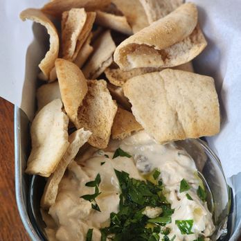 Daniela - Chips and caramelized onion dip - Pizza Near Me - Buffalo, New York