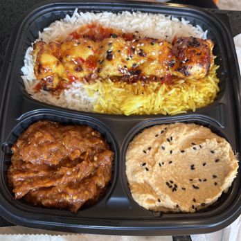Boro Kabob - Chicken Kabob lunch portion - Persian/Iranian Near Me - Columbia, Maryland