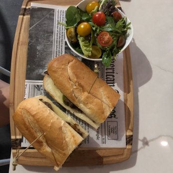 King’s Lounge La - Philly-Steak Sandwich with salad - Mediterranean Near Me - Glendale, California King’s Lounge La - Philly-Steak Sandwich with salad - Mediterranean Near Me - Glendale, California
