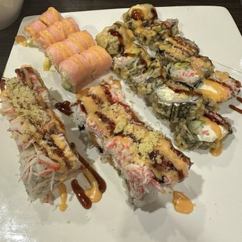 Sushi Sho - Pink lady, shaggy roll, etc - Bubble Tea Near Me - Winston-Salem, North Carolina Sushi Sho - Pink lady, shaggy roll, etc - Bubble Tea Near Me - Winston-Salem, North Carolina