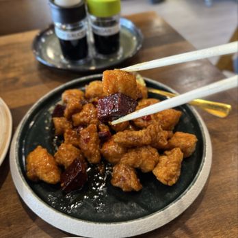 Go Chicken - Dry Cooked Chicken Tenders with Ube - Chinese Near Me - San Francisco, California Go Chicken - Dry Cooked Chicken Tenders with Ube - Chinese Near Me - San Francisco, California