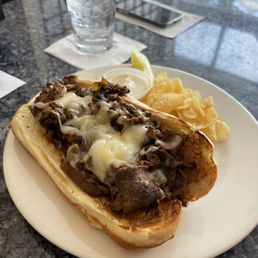 Cheesesteak sandwich Cheesesteak sandwich