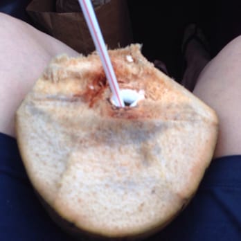 Akaka Pitstop - Baby coconut and water! - Farmers Market Near Me - Honomu, Hawaii Akaka Pitstop - Baby coconut and water! - Farmers Market Near Me - Honomu, Hawaii