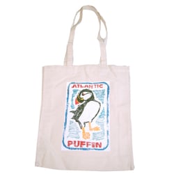 Little - Atlantic Puffin 100% cotton canvas shopping bag, £4.49