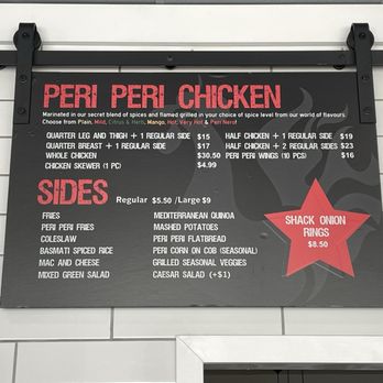 The Peri Peri Shack - Menu - Chicken Shop Near Me - Vancouver, British Columbia The Peri Peri Shack - Menu - Chicken Shop Near Me - Vancouver, British Columbia