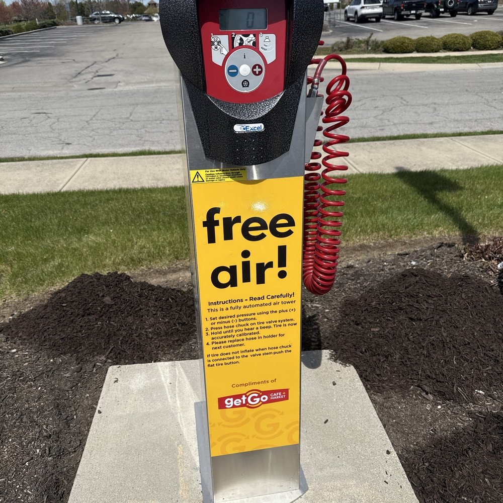 Get Go Cafe + Market - New Air machine! (& it's really FREE!!!!) - Gas Stations Near Me - Carmel, Indiana Get Go Cafe + Market - New Air machine! (& it's really FREE!!!!) - Gas Stations Near Me - Carmel, Indiana