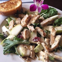 I cut up this chicken pear salad then remembered to take the pic:)