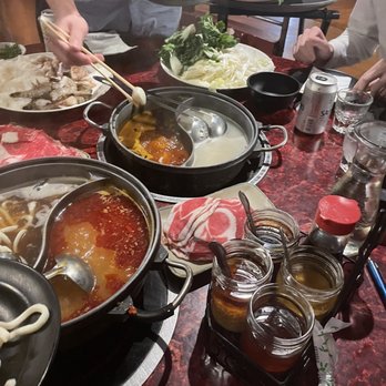 Grand Hot Pot Lounge - Sauces, we ordered everything - Hot Pot Near Me - San Francisco, California Grand Hot Pot Lounge - Sauces, we ordered everything - Hot Pot Near Me - San Francisco, California