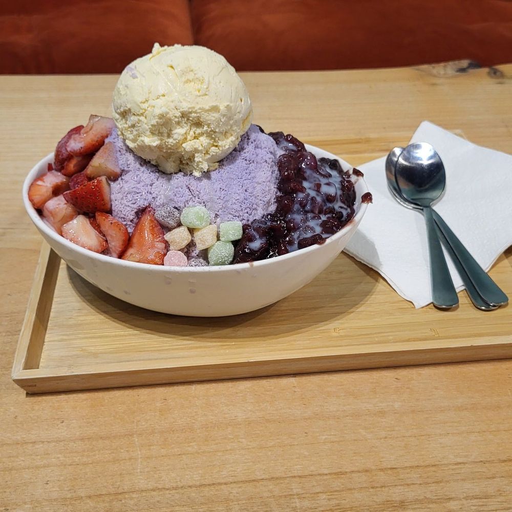 Large Taro Shave Ice Large Taro Shave Ice