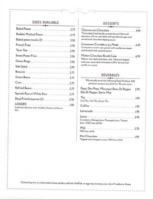 Menu photo 1 Central Station Bar & Grill Dodge City, KS