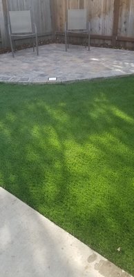 Artificial Turf - This turf was laid in a backyard with me and my crew Artificial Turf - This turf was laid in a backyard with me and my crew
