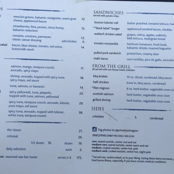 Prime - Menu for lunch on the deck, not bad! - American Near Me - Huntington, New York Prime - Menu for lunch on the deck, not bad! - American Near Me - Huntington, New York