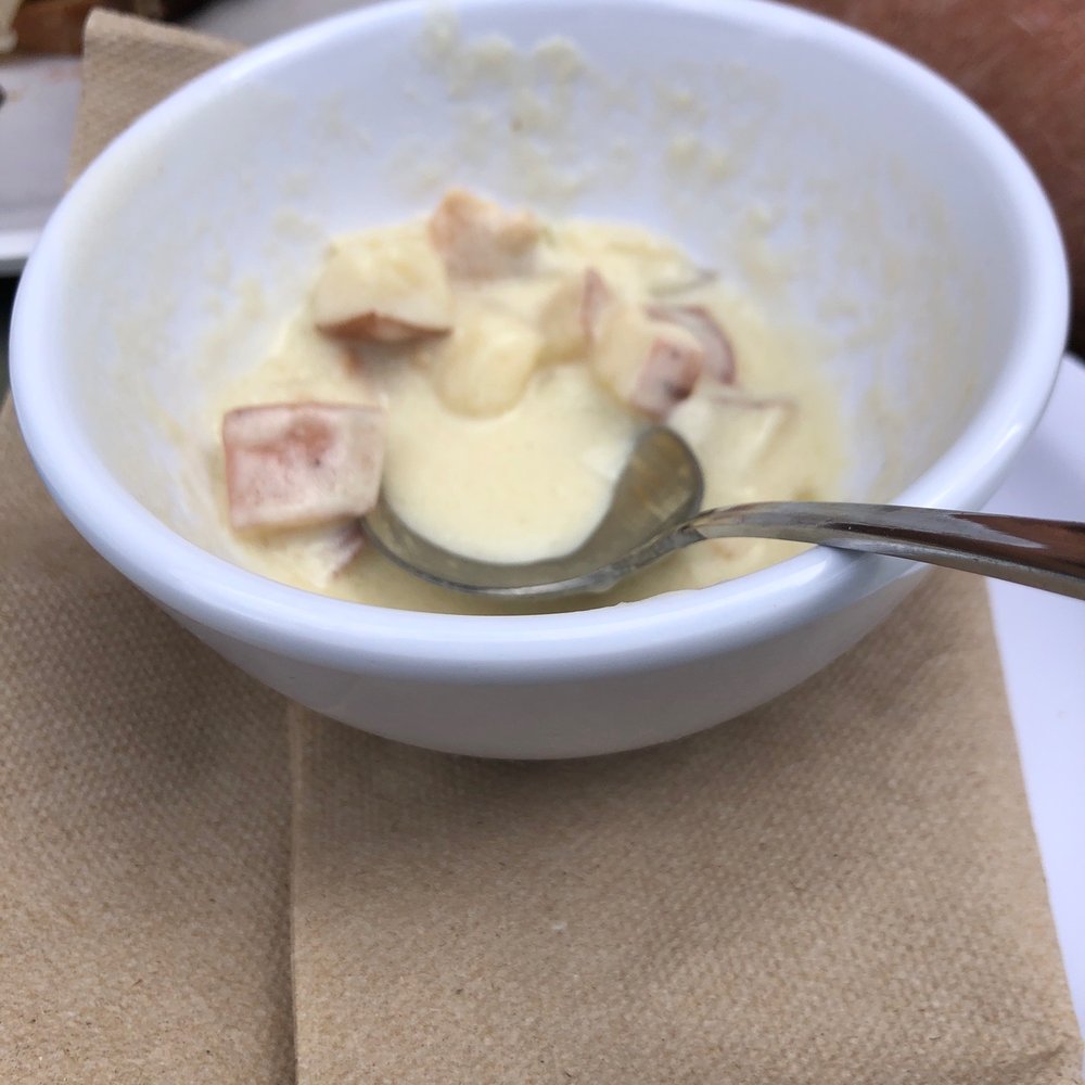 Clan MacLaren - Clam chowder almost completely done - Delis Near Me - Rockland, Maine