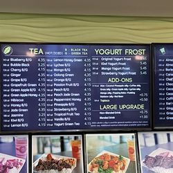 Tapioca Express - Menu 08/2022