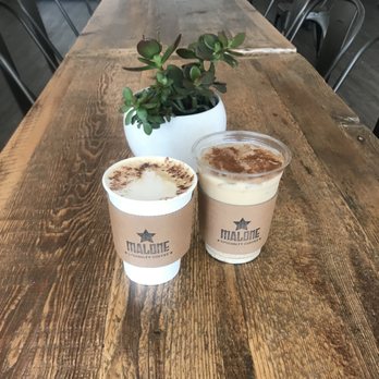 Malone Specialty Coffee - Our specialty lattes, made with our inhouse roasted coffee are offered iced or hot. - Coffee & Tea Near Me - Round Rock, Texas Malone Specialty Coffee - Our specialty lattes, made with our inhouse roasted coffee are offered iced or hot. - Coffee & Tea Near Me - Round Rock, Texas