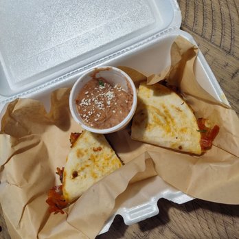 LaLa's Taqueria - Kids quesadilla and beans - Mexican Near Me - Prosper, Texas LaLa's Taqueria - Kids quesadilla and beans - Mexican Near Me - Prosper, Texas