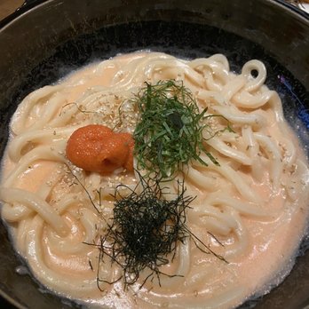 Udon Lab - Mentaiko Cream Udon - Noodles Near Me - New York, New York Udon Lab - Mentaiko Cream Udon - Noodles Near Me - New York, New York
