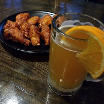 K Chicken - Spicy wings with a Blue Moon - Korean Near Me - Annandale, Virginia