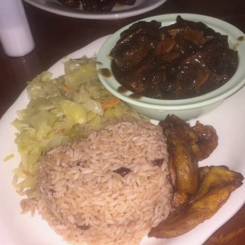 D & H Jamaican Cuisine - Oxtails with cabbage and red beans and rice!!! So amazing!! - Caribbean Near Me - Newark, Delaware D & H Jamaican Cuisine - Oxtails with cabbage and red beans and rice!!! So amazing!! - Caribbean Near Me - Newark, Delaware