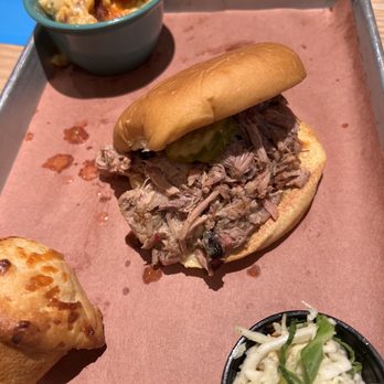 Jim 'N Nick's Bar-B-Q - Carolina style pulled pork with mac and cheese - Barbeque Near Me - Foley, Alabama Jim 'N Nick's Bar-B-Q - Carolina style pulled pork with mac and cheese - Barbeque Near Me - Foley, Alabama