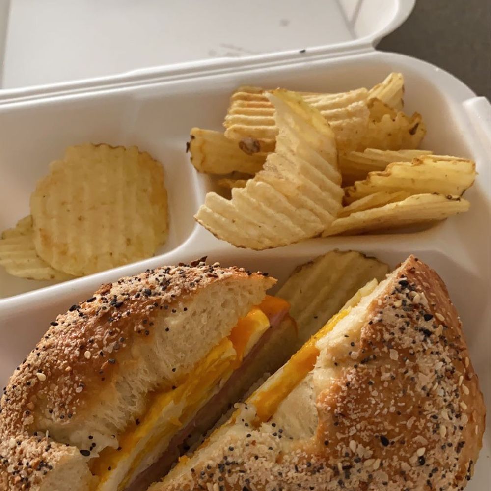 Cinnamon Bear Bakery & Deli - Ham eggs and cheese on everything bagel - Bakeries Near Me - Harrisonburg, Virginia Cinnamon Bear Bakery & Deli - Ham eggs and cheese on everything bagel - Bakeries Near Me - Harrisonburg, Virginia