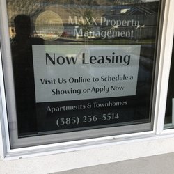 MAXX Property Management - Showing the property is available for rent.