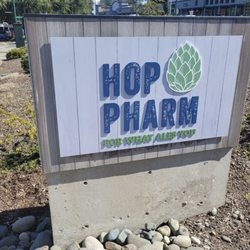Hop Pharm - Outside sign for Hop Pharm!