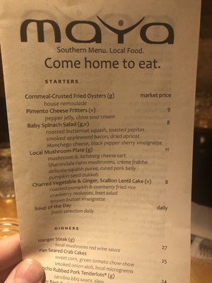Menu photo 4 Maya Charlottesville, VA
