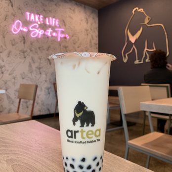 Artea - Large Jasmine Milk Tea - Bubble Tea Near Me - San Antonio, Texas Artea - Large Jasmine Milk Tea - Bubble Tea Near Me - San Antonio, Texas