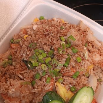 Mo Thai and Sushi Bar - Shrimp fried rice, they can make it spicy and it was spicy amd good. Be aware, they have green beans andoma beans and pineapples in the rice - Thai Near Me - McDonough, Georgia Mo Thai and Sushi Bar - Shrimp fried rice, they can make it spicy and it was spicy amd good. Be aware, they have green beans andoma beans and pineapples in the rice - Thai Near Me - McDonough, Georgia
