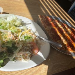 Salad and 2 slices of pepperoni $8.95