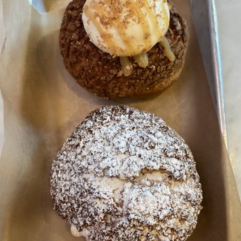 Bibble & Sip - Early Grey Vanilla & Salted Miso Caramel Cream Puffs - Coffee & Tea Near Me - New York, New York Bibble & Sip - Early Grey Vanilla & Salted Miso Caramel Cream Puffs - Coffee & Tea Near Me - New York, New York