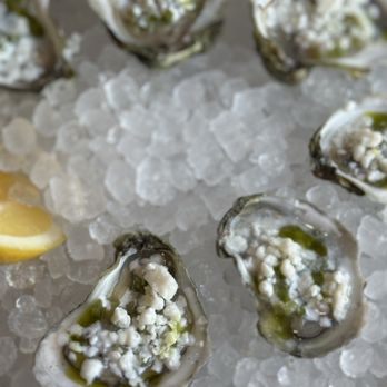 Saga - Oysters from Rhode Island - New American Near Me - New York, New York Saga - Oysters from Rhode Island - New American Near Me - New York, New York
