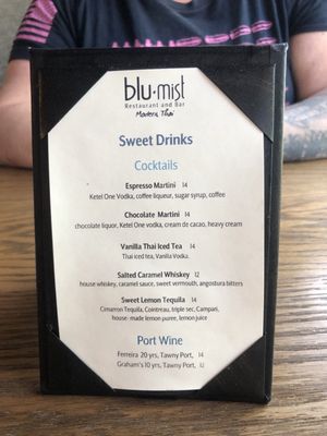 Menu photo 5 Blu Mist Restaurant and Bar Eugene, OR