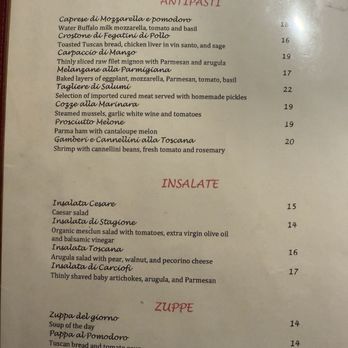 Toscana 49 - Menu - Italian Near Me - New York, New York Toscana 49 - Menu - Italian Near Me - New York, New York