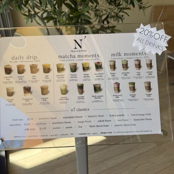 N7 Draft Tea and Coffee - New, revamped menu - Coffee & Tea Near Me - San Jose, California N7 Draft Tea and Coffee - New, revamped menu - Coffee & Tea Near Me - San Jose, California