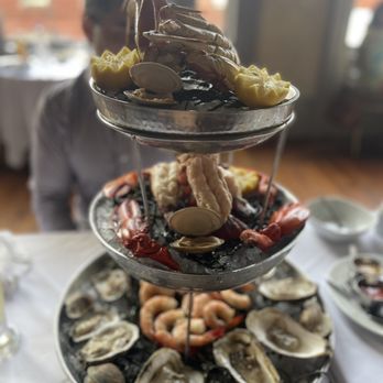 Garibaldi's Cafe - Nebuchadnezzar seafood tower. - Italian Near Me - Savannah, Georgia Garibaldi's Cafe - Nebuchadnezzar seafood tower. - Italian Near Me - Savannah, Georgia