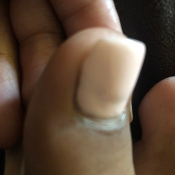 Lux Nails & Wax - Polished without an acrylic fill horrible job - Nail Salons Near Me - Riverview, Florida