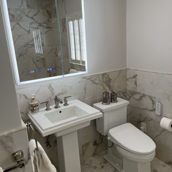 Mark Scott Construction - New sink, bidet toilet, lighted medicine cabinet - General Contractors Near Me - Pleasant Hill, California