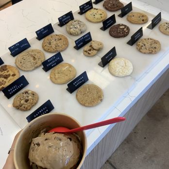 Milk & Cookies - Single scoop of Coffee Cookie and the cookie selection - Bakeries Near Me - Fullerton, California Milk & Cookies - Single scoop of Coffee Cookie and the cookie selection - Bakeries Near Me - Fullerton, California