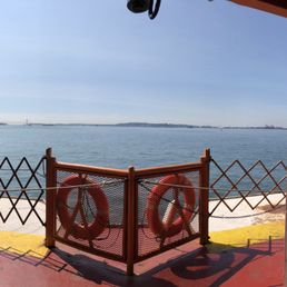 View from the deck of the Staten Island ferry