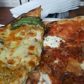 BAR - White pie with spinach and tomato. Red pie with ricotta and bacon. Pizza bliss! - Pizza Near Me - New Haven, Connecticut BAR - White pie with spinach and tomato. Red pie with ricotta and bacon. Pizza bliss! - Pizza Near Me - New Haven, Connecticut