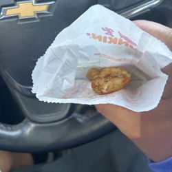 Dunkin' - Hair on my food it's hard to see but I don't got black hair